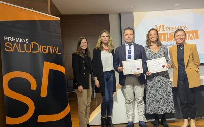 Ribera, a finalist in the digital health awards with their shoulder telerehabilitation project and their health blog